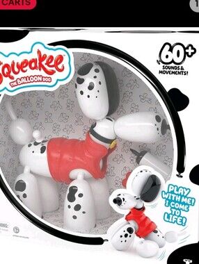 the Balloon Dog Plush — White with Red Jacket